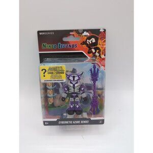 DevSeries Ninja Legends Cybernetic Azure Sensei Action Figure Virtual Code NEW
